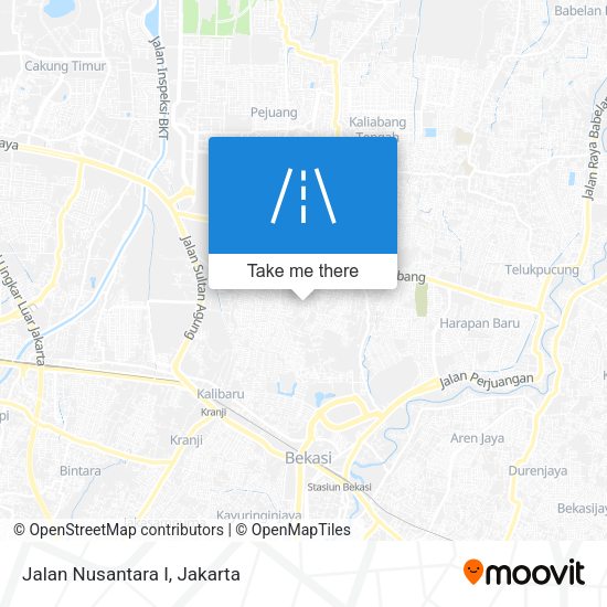 Jalan Nusantara I map