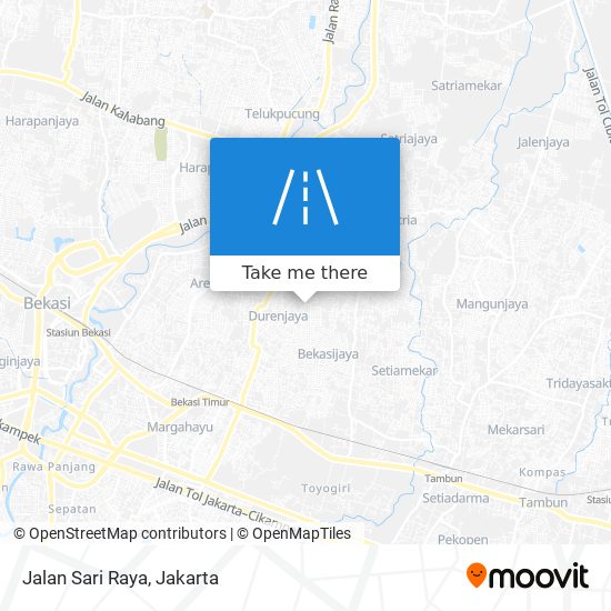 Jalan Sari Raya map