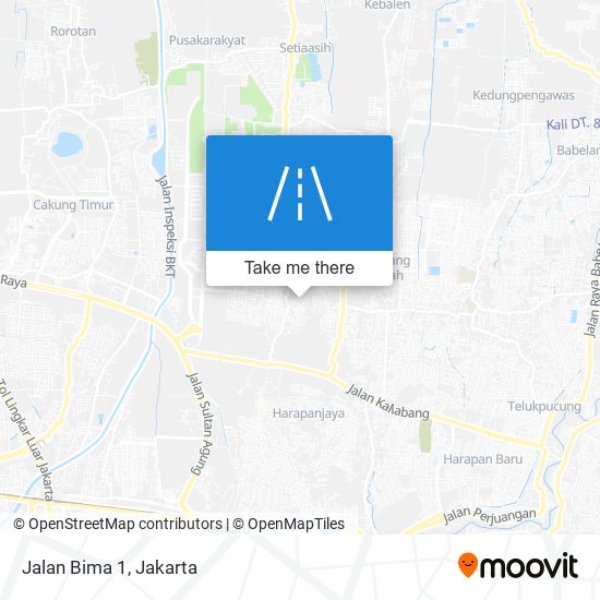 Jalan Bima 1 map