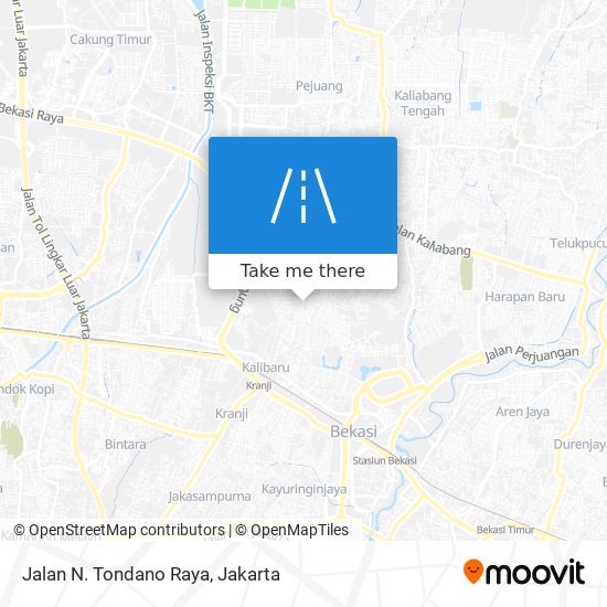 Jalan N. Tondano Raya map