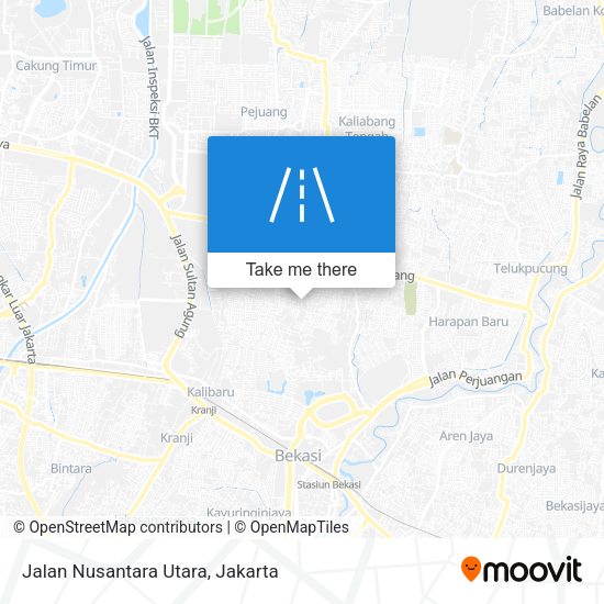 Jalan Nusantara Utara map