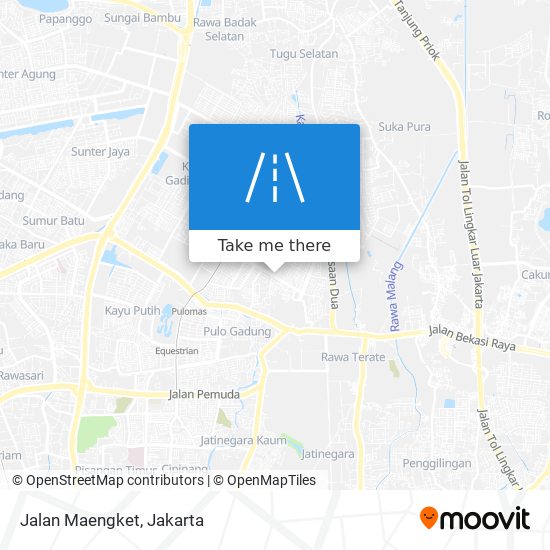 Jalan Maengket map