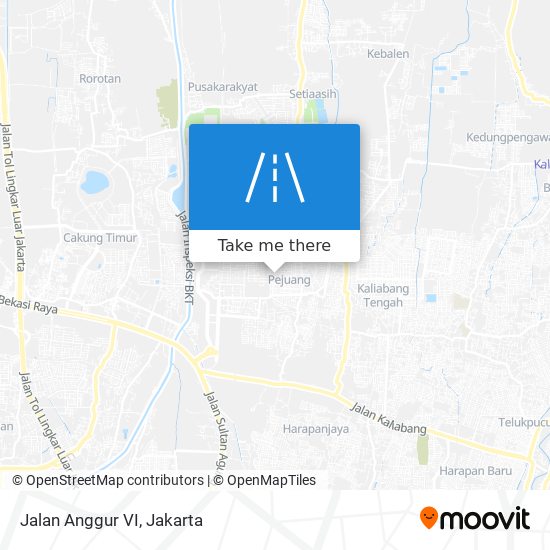 Jalan Anggur VI map