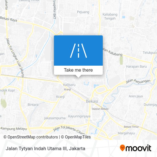 Jalan Tytyan Indah Utama III map