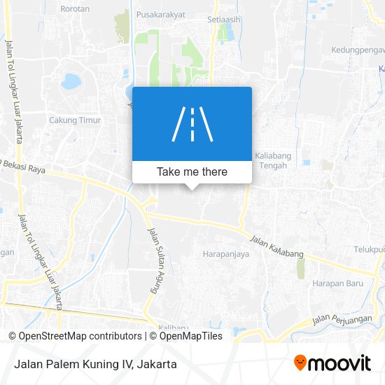 Jalan Palem Kuning IV map