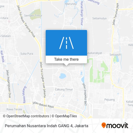 Perumahan Nusantara Indah GANG 4 map