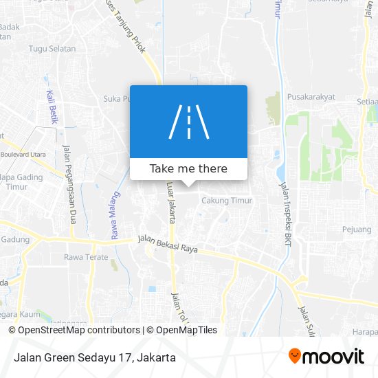 Jalan Green Sedayu 17 map