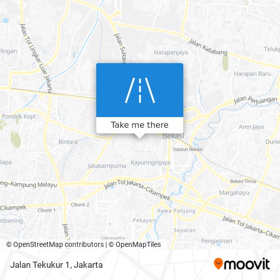 Jalan Tekukur 1 map