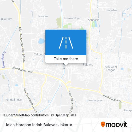 Jalan Harapan Indah Bulevar map
