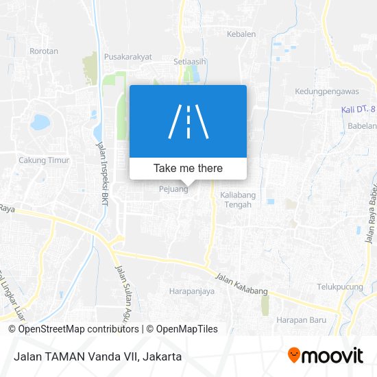 Jalan TAMAN Vanda VII map