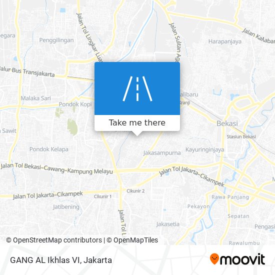 GANG AL Ikhlas VI map