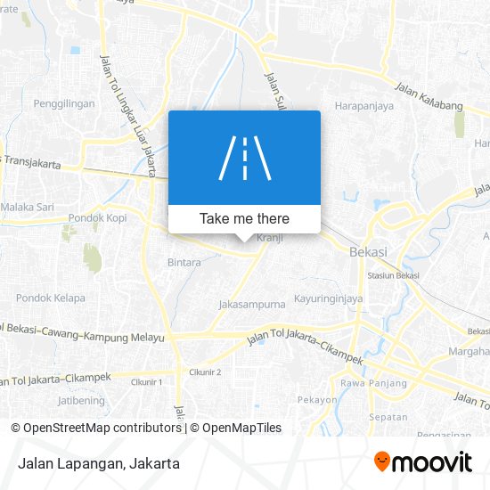 Jalan Lapangan map