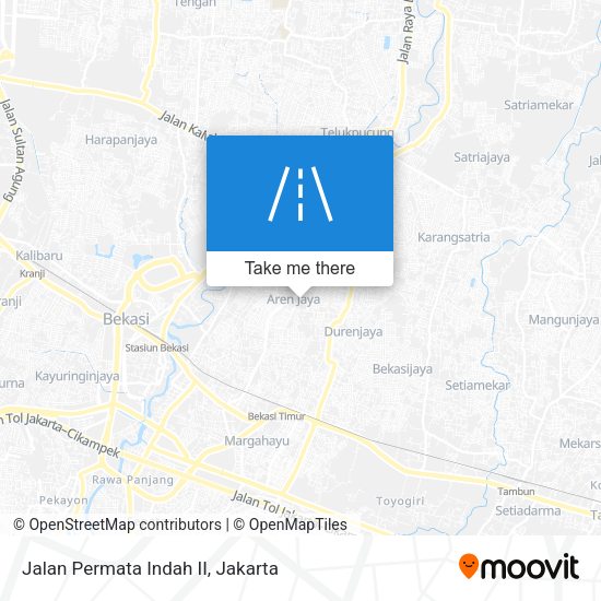 Jalan Permata Indah II map