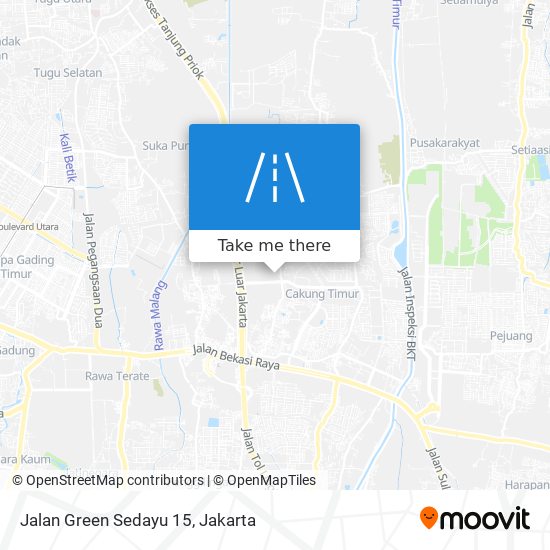 Jalan Green Sedayu 15 map