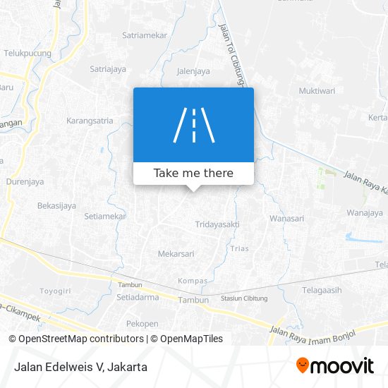 Jalan Edelweis V map