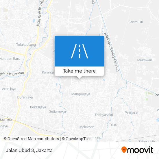 Jalan Ubud 3 map