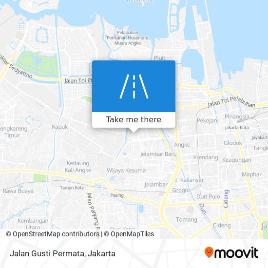 Jalan Gusti Permata map