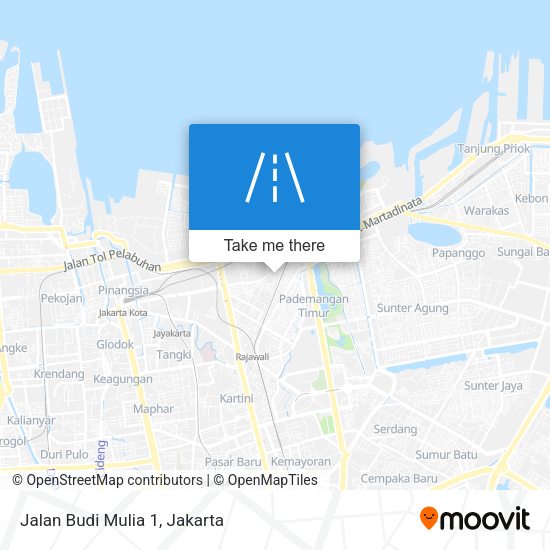 Jalan Budi Mulia 1 map