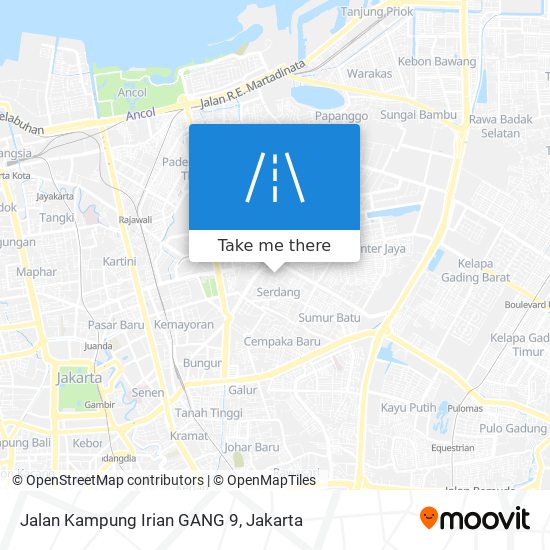 Jalan Kampung Irian GANG 9 map