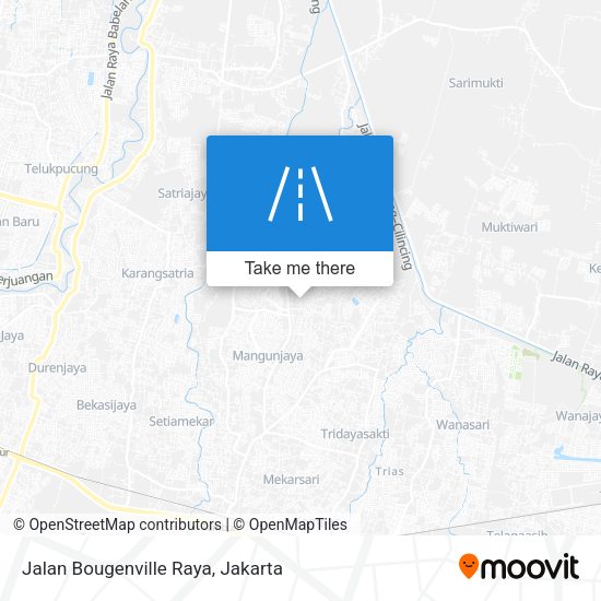 Jalan Bougenville Raya map