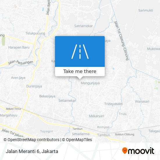 Jalan Meranti 6 map