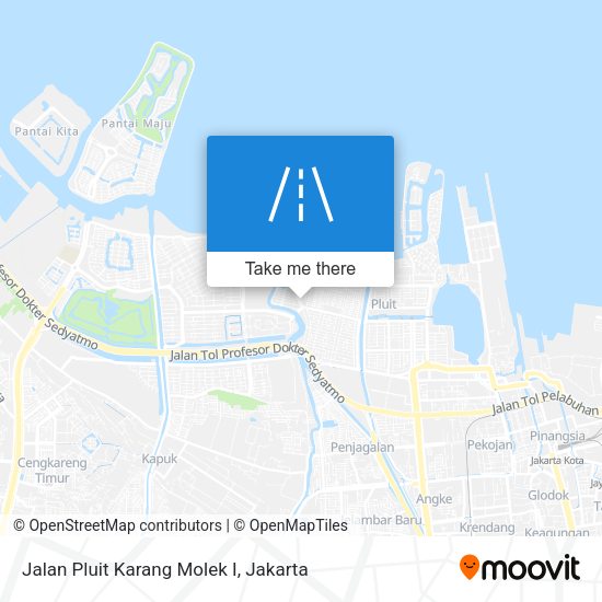 Jalan Pluit Karang Molek I map