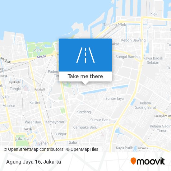 Agung Jaya 16 map