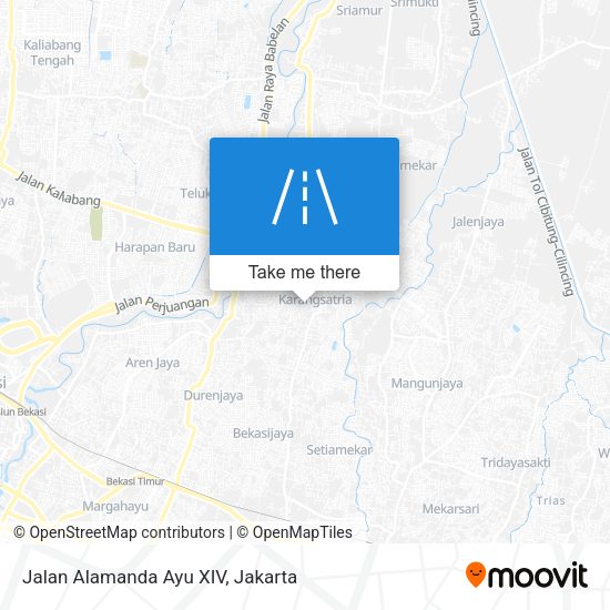 Jalan Alamanda Ayu XIV map