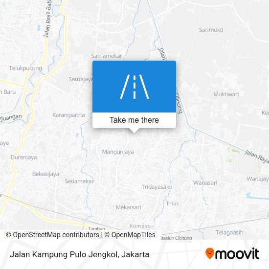 Jalan Kampung Pulo Jengkol map