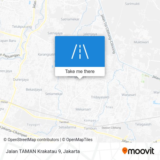 Jalan TAMAN Krakatau 9 map