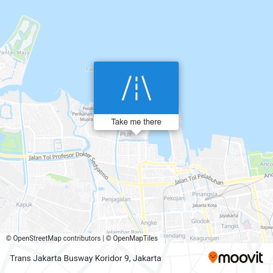 Trans Jakarta Busway Koridor 9 map
