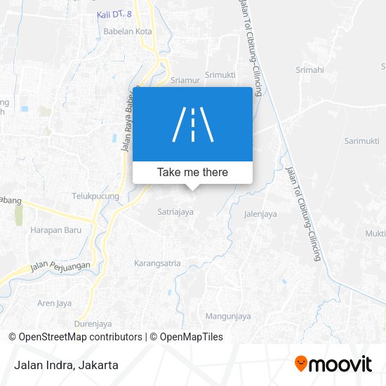 Jalan Indra map