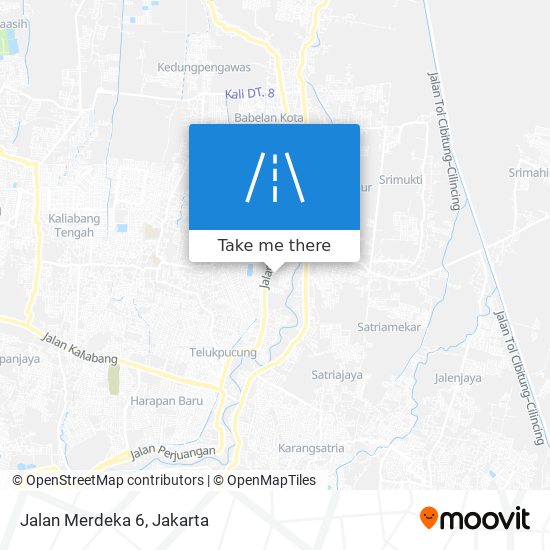 Jalan Merdeka 6 map