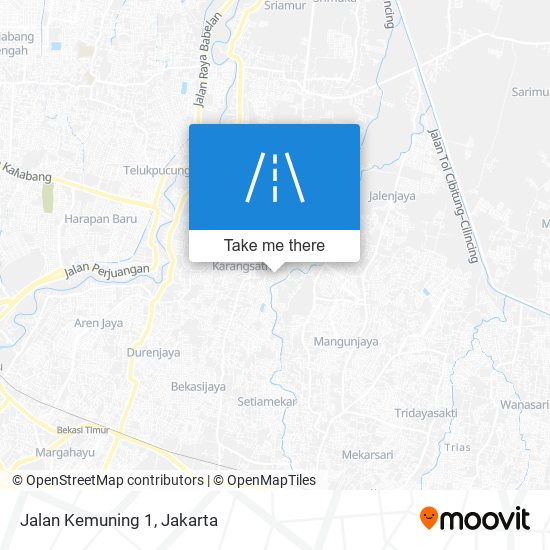 Jalan Kemuning 1 map