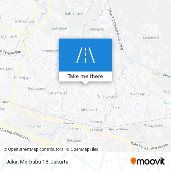 Jalan Merbabu 18 map