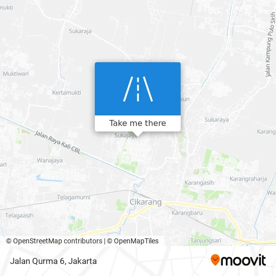 Jalan Qurma 6 map