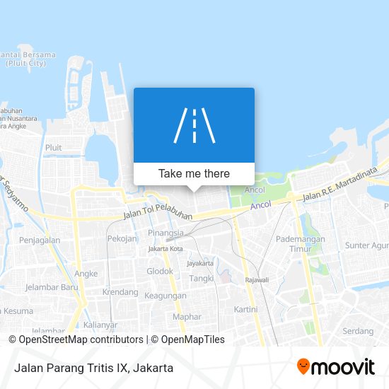 Jalan Parang Tritis IX map