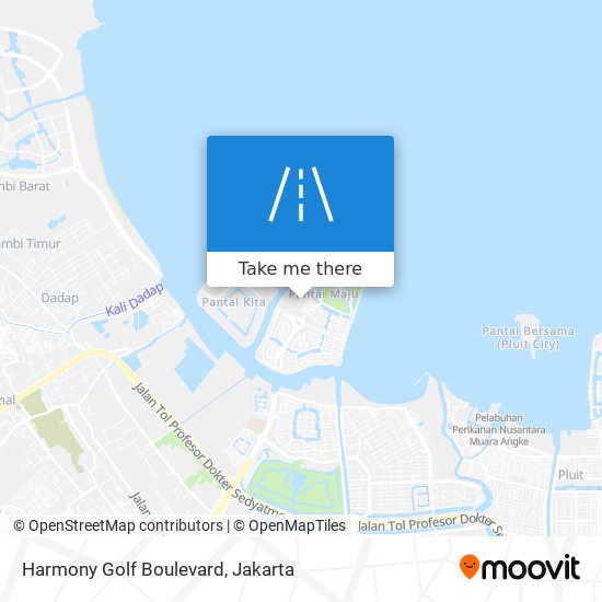 Harmony Golf Boulevard map