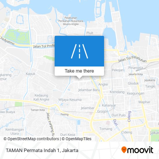 TAMAN Permata Indah 1 map