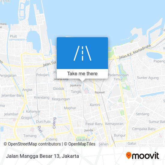 Jalan Mangga Besar 13 map