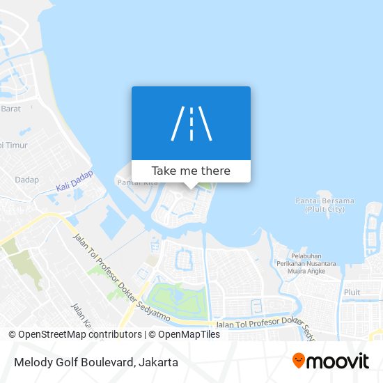 Melody Golf Boulevard map