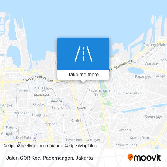 Jalan GOR Kec. Pademangan map