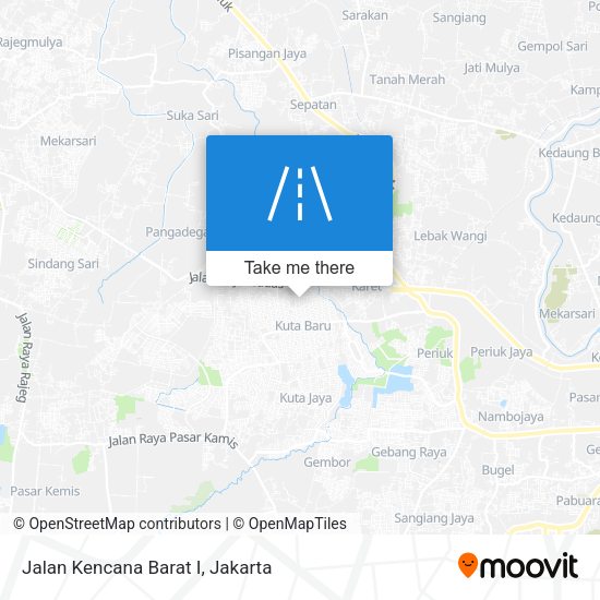 Jalan Kencana Barat I map