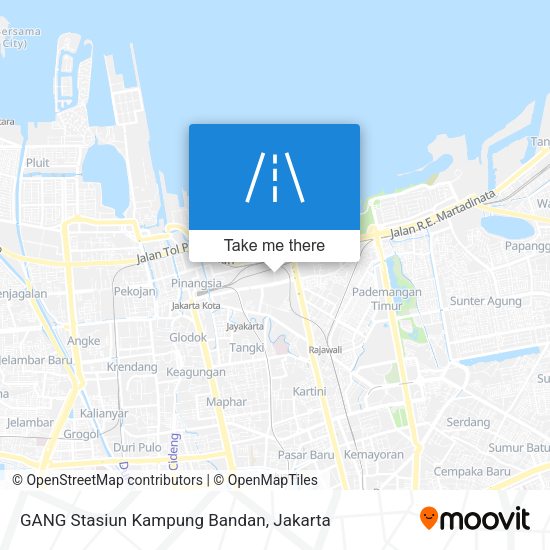 GANG Stasiun Kampung Bandan map