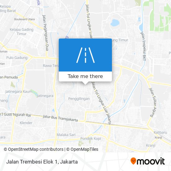 Jalan Trembesi Elok 1 map