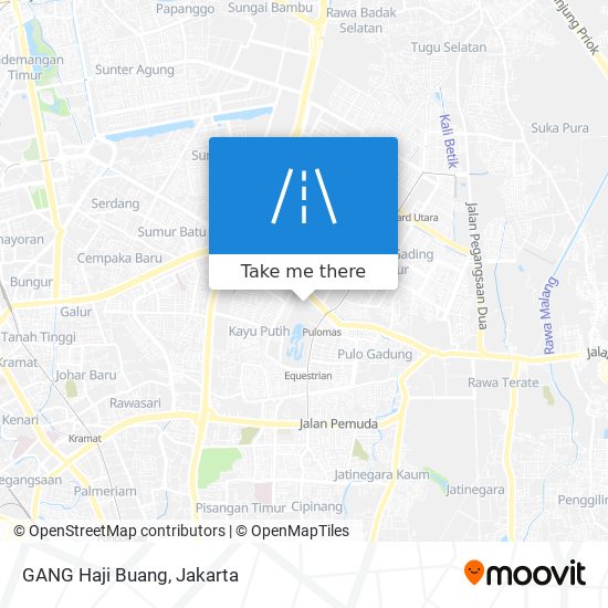GANG Haji Buang map