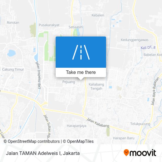 Jalan TAMAN Adelweis I map