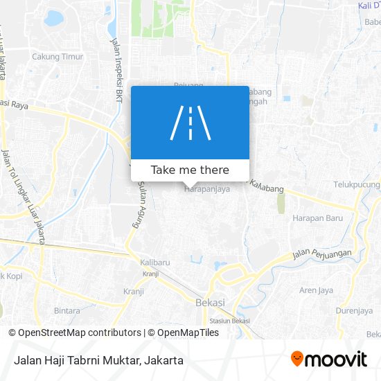 Jalan Haji Tabrni Muktar map