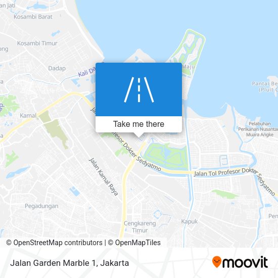 Jalan Garden Marble 1 map