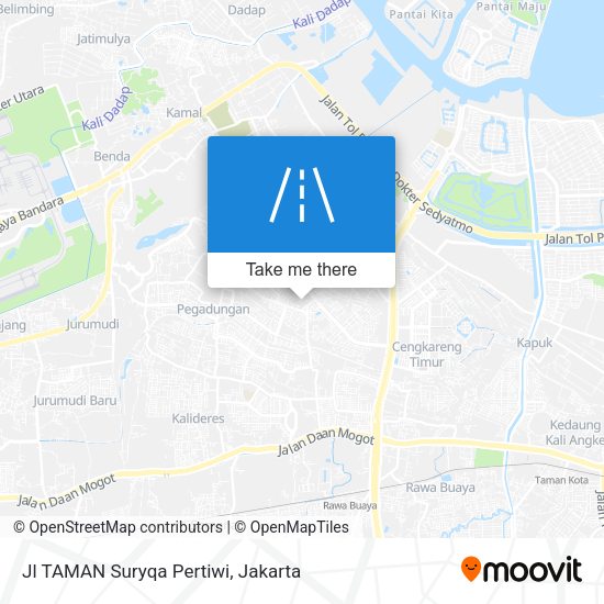 Jl TAMAN Suryqa Pertiwi map